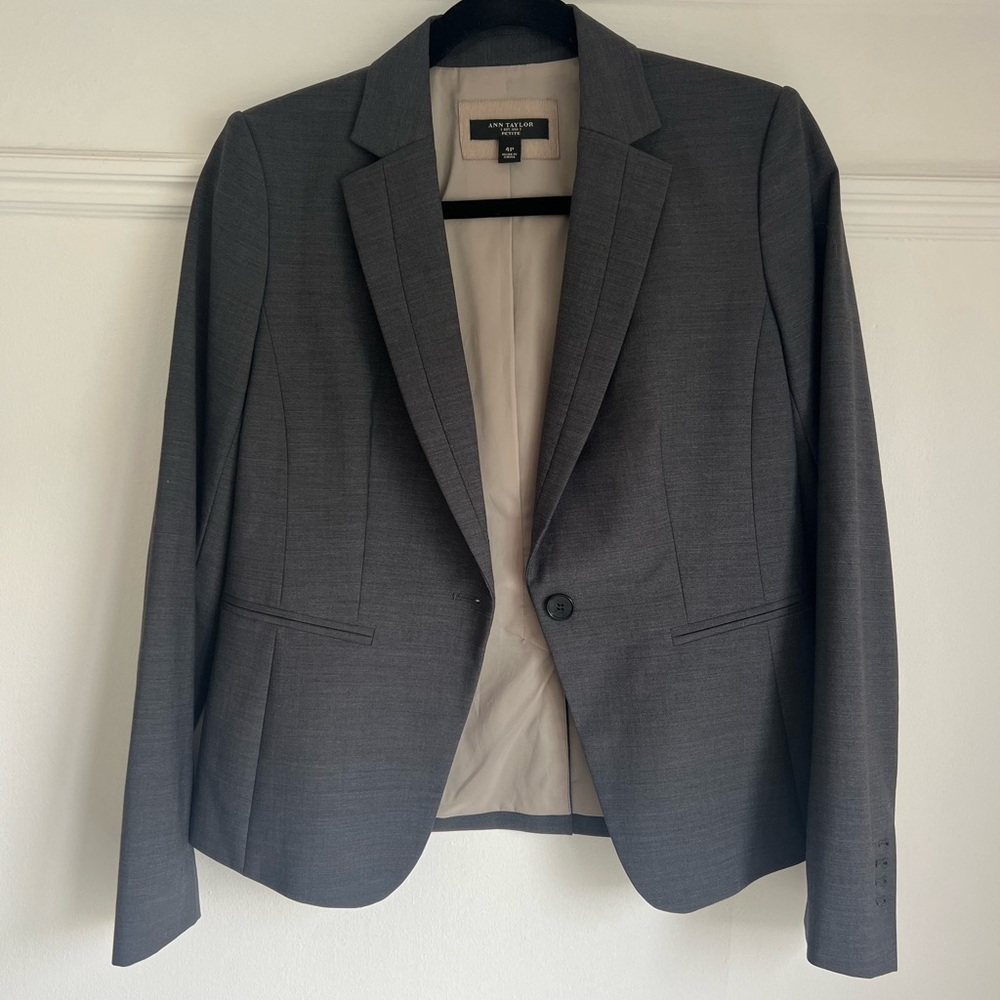 Ann Taylor Tropical Wool Arienne Jacket (Blazer)